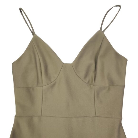 Preppy Olive Green Bodycon Dress - Picture 5 of 14